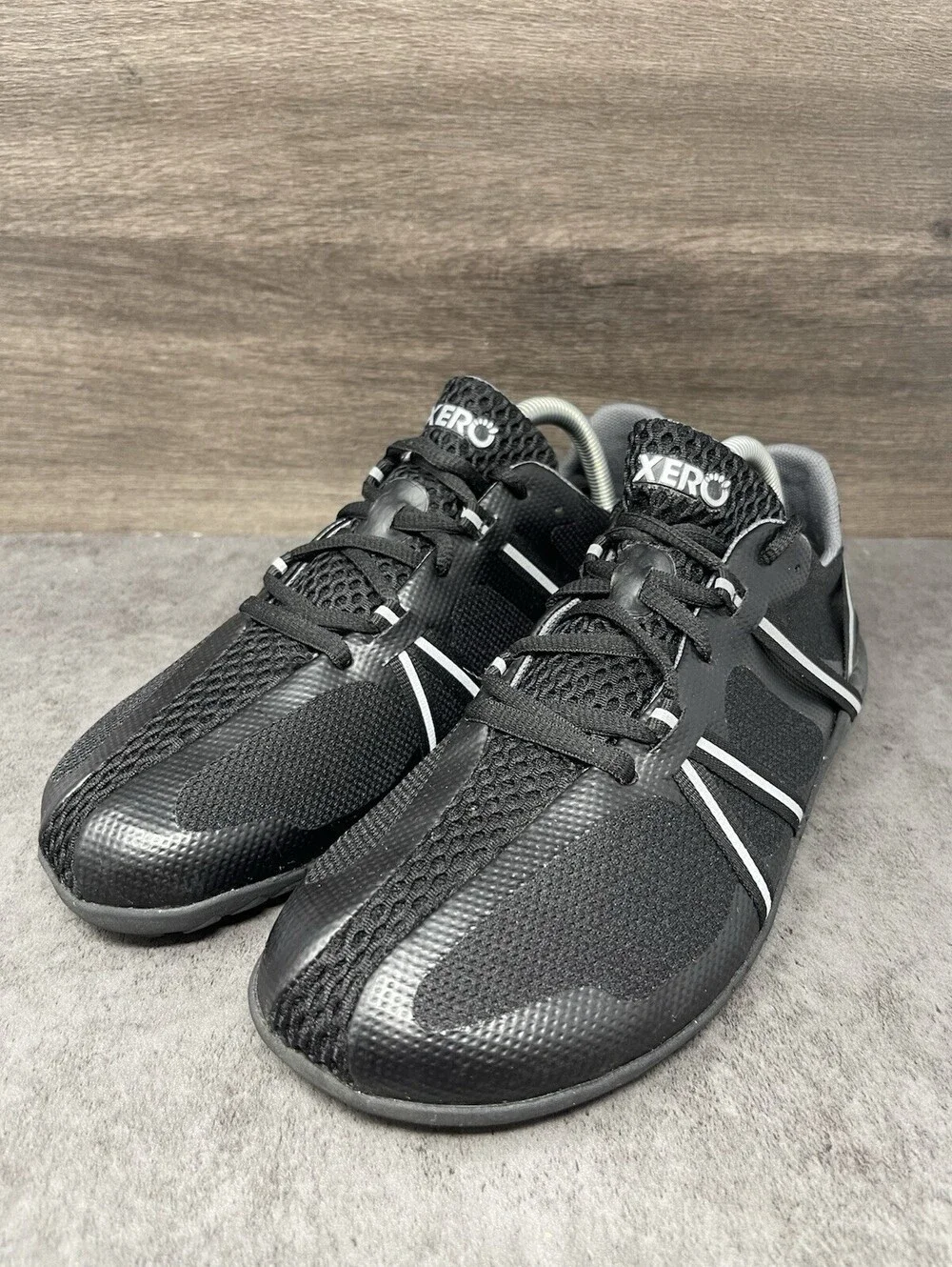 Xero Shoes Speed Force Womens Size 10 Black Barefoot Minimalist Running Training